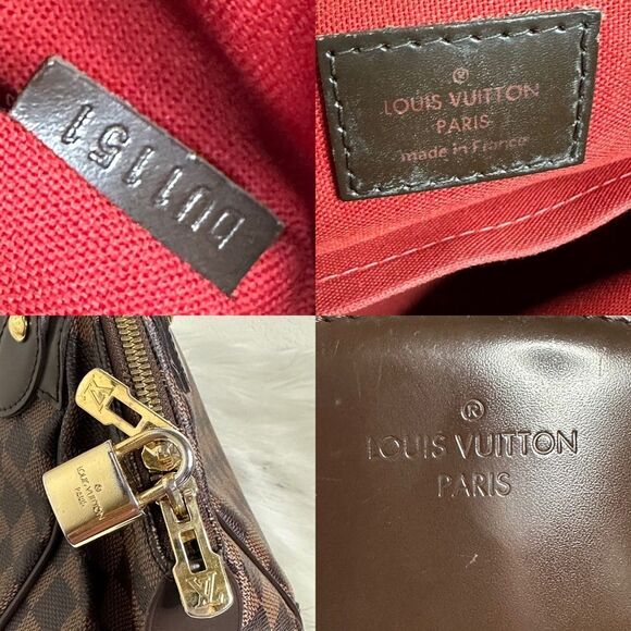 💯 Authentic Louis Vuitton Verona PM Shoulder Bag Canvas Damier Eben🍀 - Picture 8 of 17